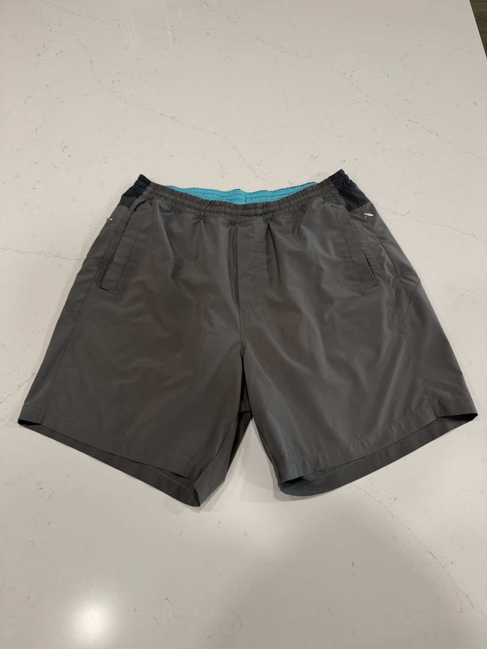 Birddogs Men’s Gray 3-In-1 Khaki Performance Shorts - XXL